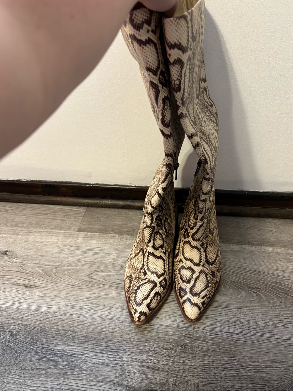 Vince Camuto snake print boots - Picture 10 of 16